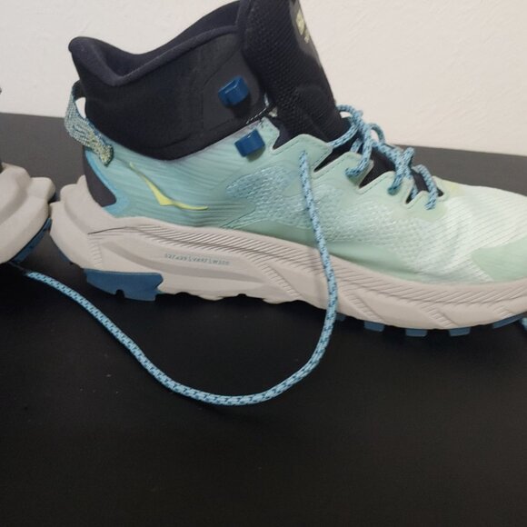 Hoka One One Trail Code GTX Blueglass Castlerock Hiking Boots Women's Size 11 B - Picture 7 of 9